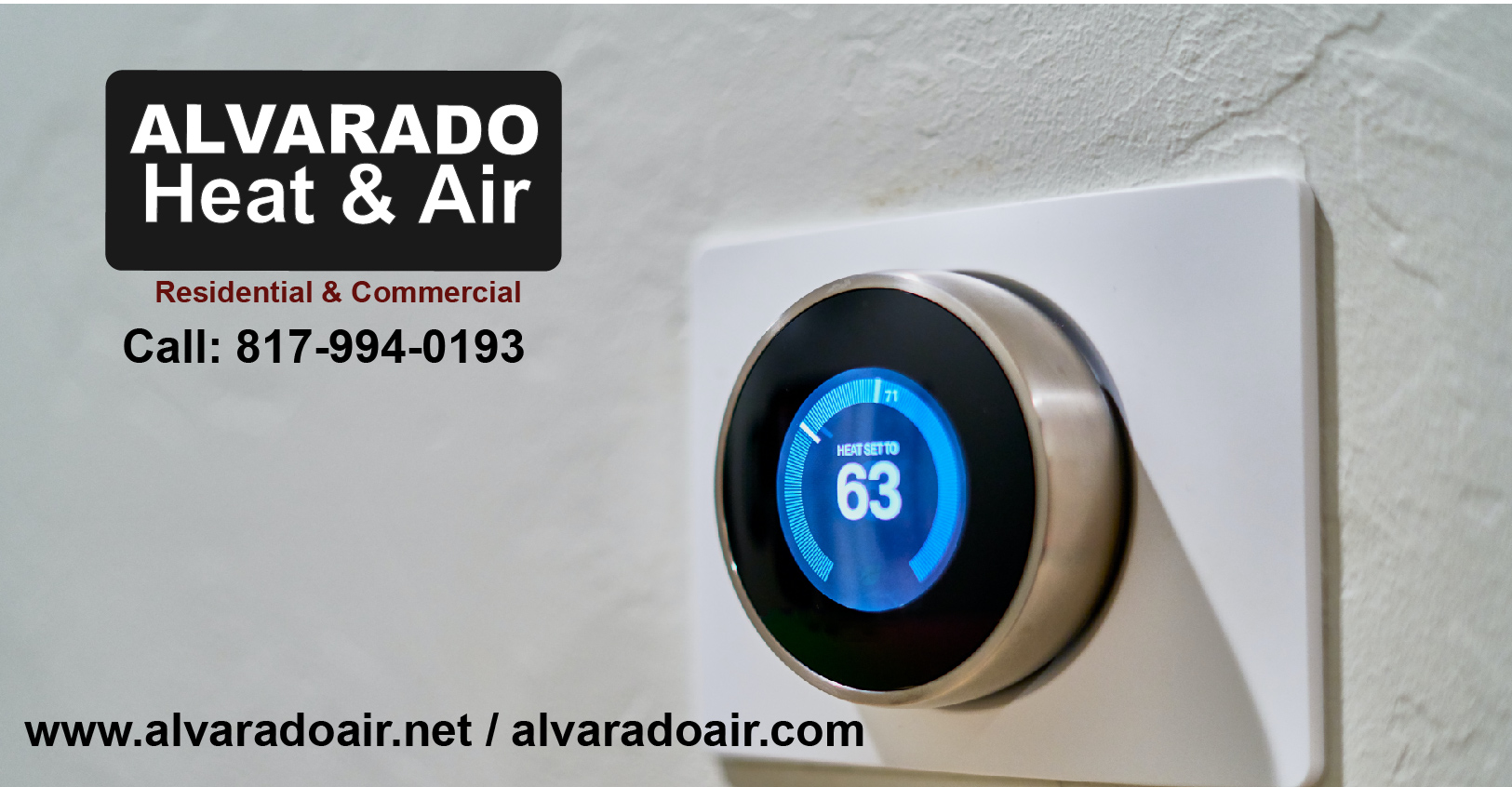 Alvarado Heat & Air / alvaradoair.net / alvaradoair.com / 817-994-0193